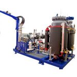 cyclopentane high pressure foaming machine , 32kw pu foam filling machine