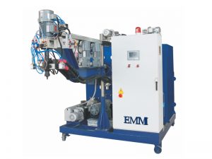 EMM106 pu elastomer casting machine for polyurethane wheels