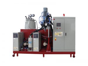 china medium temperature polyurethane pu foam elastomer casting machine