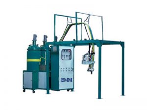 polyurethane shoe soles casting machine