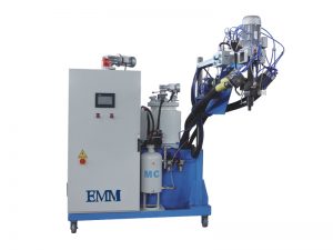 two components elastomer pouring machine