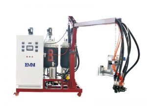 EMM083 Low pressure PU polyurethane insulation foam injection machine for memory pillow pu shoe and seat cushion