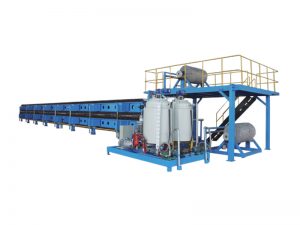 continuous polyurethane panel moulding production line