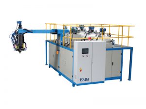 EMM095 series intermediate temperature elastomer casting machine