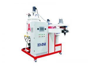 polyurethane two components pouring machine with low pressure